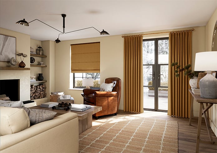 Montierre, Autumn Gold - Roman Blind - Image 6